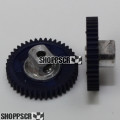 Red Fox 43 Tooth, 72 Pitch, 2mm Bore Straight Polymer Spur Gear