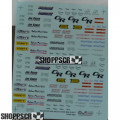 SLIXX Radiator and Valve Cover Waterslide Decals