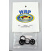 WRP Star 3/4" Drag Front Wheel, Black