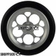 Pro Track Magnum in Plain 3/4" O-Ring Drag Front Wheels for 1/16" axle