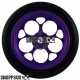Pro Track Magnum in Purple 3/4" O-Ring Drag Front Wheels for 1/16" axle