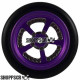 Pro Track Evolution in Purple 3/4" O-Ring Drag Front Wheels for 1/16" axle