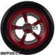Pro Track Evolution in Red 3/4" O-Ring Drag Front Wheels for 1/16" axle