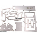 BNM Dragster Stainless Steel Brushless Nobar Drag Chassis Kit