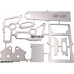 BNM Dragster Stainless Steel Brushless Nobar Drag Chassis Kit