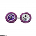 Cahoza #5-B-2 38 Tooth, 72 Pitch, 2mm axle Polymer spur gear, HD Corrected