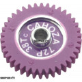 Cahoza #5-BC 38 Tooth, 72 Pitch, 3/32 axle Polymer spur gear, HD Corrected