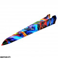 Eagle Hydro dipped 1:24 Scale Multi-Color Smoke Dragster Body w/Clear Windscreen