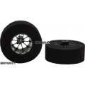 1-3/16 x .500 Wide V-Series Rear Drag Wheels for 3/32" Axle by Holeshot Products (1 pair)