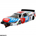 1:24 Scale RTR, 4" Cheetah 21 Chassis, Hawk 7, 64 Pitch, Stock Car, Toyota Custom Body, M&M #18 Livery