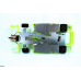 JK 1:24 Scale Wide Indy Open Wheel RTR Car #2 Menards