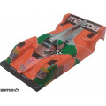 JK Products 4" Lola B12 w/Rib LMP 0.010" Body Mazda Custom Orange #55 Livery, Premount