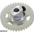 JK Products 38T 64P 3/32 Axle Pro XL Polymer Spur Gear