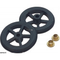 JK Products 5/8 x 1/16 Front Wheel Plastic O-ring 5 Spoke (1 pr)