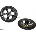 0.780"D 0.125"W 0.250"TW 1/16"A 5-Spoke 3D Front Drag Wheel, Black (pr)