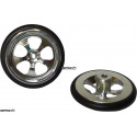 0.780"D 0.125"W 0.250"TW 1/16"A 5-Spoke 3D Front Drag Wheel, Silver (pr)