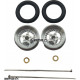Pro Track Star in Plain 3/8" O-Ring Drag Wheelie Wheels / H.O. Fronts