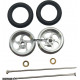 Pro Track Sawblade in Plain 3/8" O-Ring Drag Wheelie Wheels / H.O. Fronts