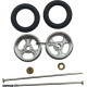 Pro Track Streter in Plain 3/8" O-Ring Drag Wheelie Wheels / H.O. Fronts