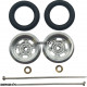 Pro Track Daytona in Plain 3/8" O-Ring Drag Wheelie Wheels / H.O. Fronts