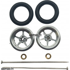 Pro Track Pro Star in Plain 3/8" O-Ring Drag Wheelie Wheels / H.O. Fronts