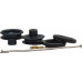 Pro Track Magnum in Gray 3/8" O-Ring Drag Wheelie Wheels / H.O. Fronts