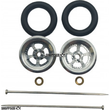 Pro Track Evolution in Plain 3/8" O-Ring Drag Wheelie Wheels / H.O. Fronts