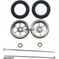 Pro Track Roadster in Plain 3/8" O-Ring Drag Wheelie Wheels / H.O. Fronts