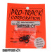 Pro Track Bulldog in Gray 3/8" O-Ring Drag Wheelie Wheels / H.O. Fronts