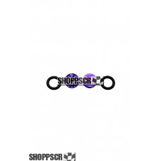Pro Track Bulldog in Purple 3/8" O-Ring Drag Wheelie Wheels / H.O. Fronts