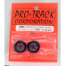 Pro Track Star in Blue 3/4" Foam Drag Front Wheels for 1/16" axle