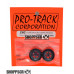 Pro Track Star in Gray 3/4" Foam Drag Front Wheels for 1/16" axle