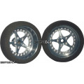 Pro Track Star in Gray 3/4" Foam Drag Front Wheels for 1/16" axle