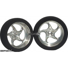 Pro Track Sawblade in Plain 3/4" Foam Drag Front Wheels for 1/16" axle