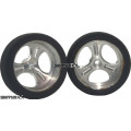 Pro Track Streter in Plain 3/4" Foam Drag Front Wheels for 1/16" axle