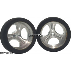 Pro Track Streter in Plain 3/4" Foam Drag Front Wheels for 1/16" axle