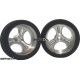 Pro Track Streter in Plain 3/4" Foam Drag Front Wheels for 1/16" axle