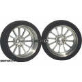 Pro Track Turbine in Plain 3/4" Foam Drag Front Wheels for 1/16" axle
