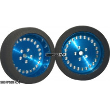 Pro Track Classic in Blue 3/4" Foam Drag Front Wheels for 1/16" axle