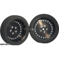 Pro Track Classic in Black 3/4" Foam Drag Front Wheels for 1/16" axle