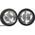 Pro Track Daytona in Plain 3/4" Foam Drag Front Wheels for 1/16" axle