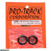 Pro Track Pro Star in Gray 3/4" Foam Drag Front Wheels for 1/16" axle