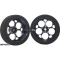 Pro Track Magnum in Black 3/4" Foam Drag Front Wheels for 1/16" axle