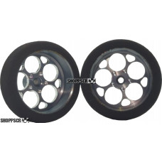 Pro Track Magnum in Gray 3/4" Foam Drag Front Wheels for 1/16" axle
