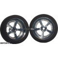 Pro Track Evolution in Gray 3/4" Foam Drag Front Wheels for 1/16" axle