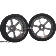 Pro Track Roadster in Gray 3/4" Foam Drag Front Wheels for 1/16" axle