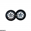 Pro Track Bulldog in Gray 3/4" Foam Drag Front Wheels for 1/16" axle