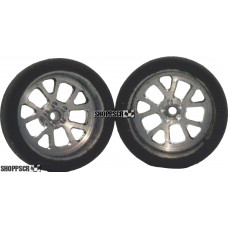 Pro Track Bulldog in Gray 3/4" Foam Drag Front Wheels for 1/16" axle