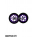 Pro Track Bulldog in Purple 3/4" Foam Drag Front Wheels for 1/16" axle