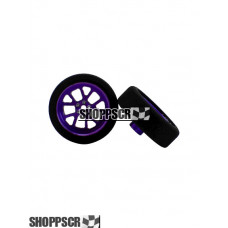Pro Track Bulldog in Purple 3/4" Foam Drag Front Wheels for 1/16" axle